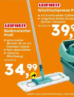 Globus Baumarkt LEIFHEIT Bodenwischer Profi Angebot