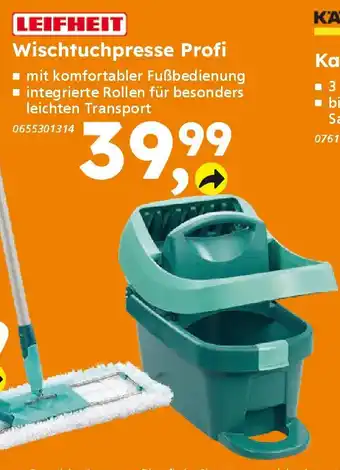 Globus Baumarkt LEIFHEIT Wischtuchpresse Profi Angebot