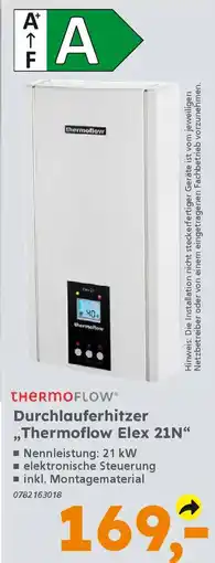 Globus Baumarkt THERMOFLOW Durchlauferhitzer ,,Thermoflow Elex 21N❝ Angebot