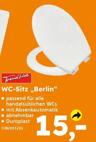 Globus Baumarkt TrendLine WC-Sitz ,,Berlin" Angebot