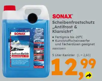 Globus Baumarkt SONAX Scheibenfrostschutz ,,Antifrost & Klarsicht" Angebot