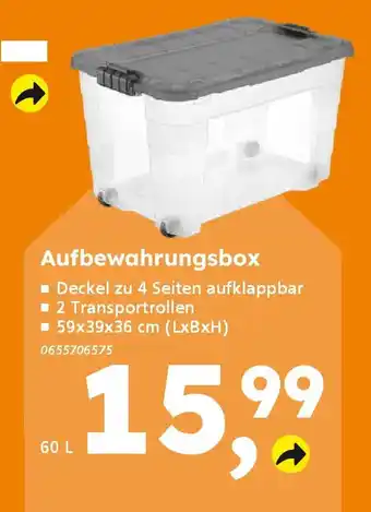 Globus Baumarkt Aufbewahrungsbox Angebot
