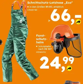 Globus Baumarkt Schnittschutz-Latzhose „Eco❝ Angebot