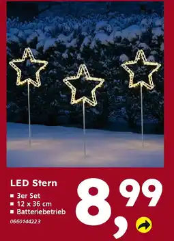 Globus Baumarkt LED Stern Angebot