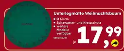 Globus Baumarkt KRINNER Unterlegmatte Weihnachtsbaum Angebot