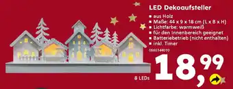 Globus Baumarkt LED Dekoaufsteller Angebot