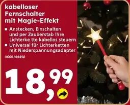 Globus Baumarkt kabelloser Fernschalter mit Magie-Effekt Angebot