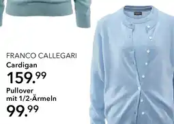 Peek & Cloppenburg Hamburg FRANCO CALLEGARI Pullover mit 1/2-Ärmeln Angebot