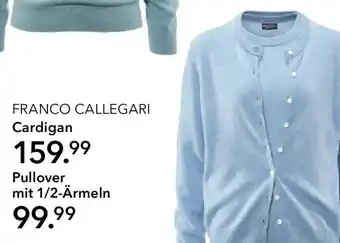 Peek & Cloppenburg Hamburg FRANCO CALLEGARI Pullover mit 1/2-Ärmeln Angebot