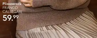 Peek & Cloppenburg Hamburg FRANCO CALLEGARI Plisseerock Angebot