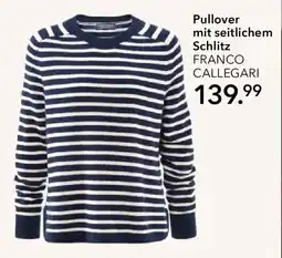 Peek & Cloppenburg Hamburg FRANCO CALLEGARI Pullover mit seitlichem Schlitz Angebot