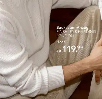 Peek & Cloppenburg Hamburg FINSHLEY & HARDING LONDON Baukasten-Anzug Hose Angebot