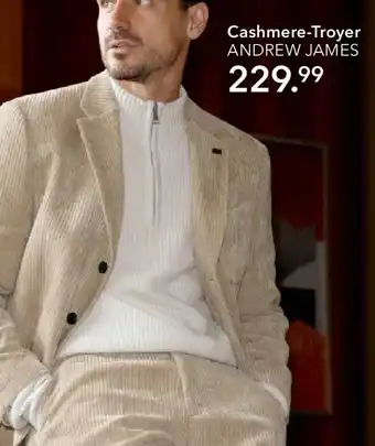 Peek & Cloppenburg Hamburg ANDREW JAMES Cashmere-Troyer Angebot