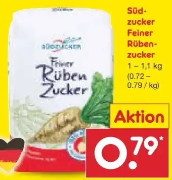 Netto Marken-Discount Südzucker Feiner Rüben Zucker Angebot