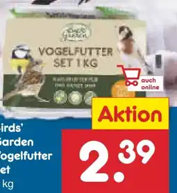 Netto Marken-Discount Bird's Garden Vogelfutter Angebot