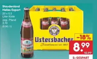Netto Marken-Discount Staudenland Helles Export Angebot