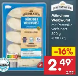 Netto Marken-Discount Hofmaier Münchner Weißwurst Angebot
