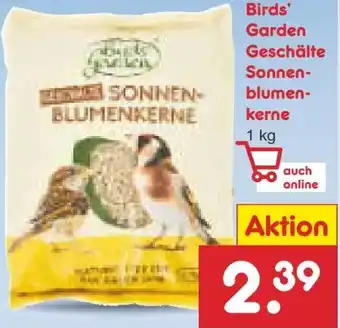 Netto Marken-Discount Bird's Garden Sonnenblumenkerne Angebot