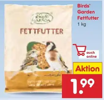 Netto Marken-Discount Bird's Garden Fettfutter Angebot