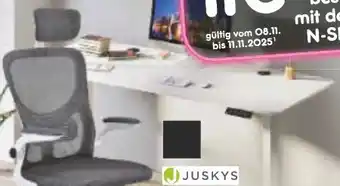 Netto Marken-Discount Juskys Höhenverstellbarer Schreibtisch Office Angebot