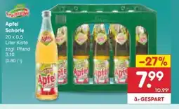 Netto Marken-Discount Fruchtinsel Apfel Schorle Angebot