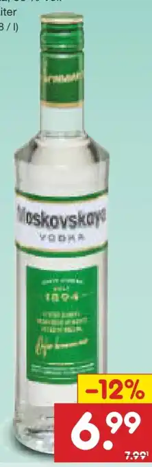 Netto Marken-Discount Moskovskaya Premium Vodka Angebot