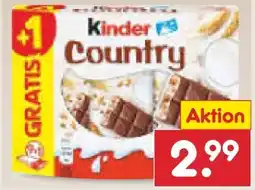 Netto Marken-Discount Ferrero Kinder Country Angebot