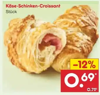 Netto Marken-Discount Netto Backstube Käse Schinken Croissant Angebot