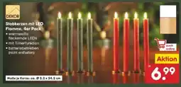 Netto Marken-Discount Dekor Stabkerzen Angebot