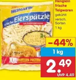 Netto Marken-Discount Henglein Teigwaren Angebot