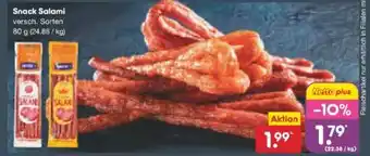 Netto Marken-Discount Snack !t Salamistangen Angebot
