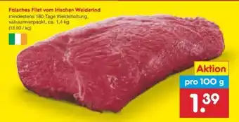 Netto Marken-Discount Falsches Filet vom Irischen Weiderind Angebot