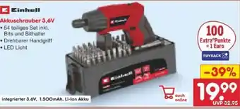 Netto Marken-Discount Einhell Akkuschrauber Angebot