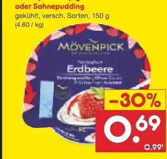 Netto Marken-Discount Mövenpick Feinjoghurt Erdbeere Angebot