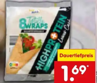 Netto Marken-Discount Korn Mühle Tortilla Wraps High Protein Angebot