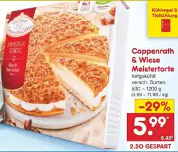 Netto Marken-Discount Coppenrath & Wiese Meister Torte Angebot