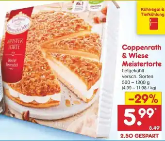 Netto Marken-Discount Coppenrath & Wiese Meister Torte Angebot