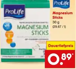 Netto Marken-Discount Pro Life Magnesium Sticks Angebot