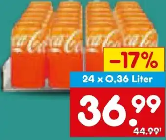 Netto Marken-Discount Coca-Cola Orange Cream Angebot