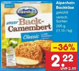 Netto Marken-Discount Alpenhain Back-Camembert Angebot