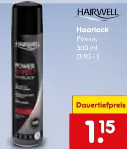 Netto Marken-Discount Hairwell Haarlack Angebot