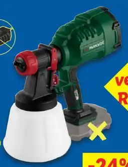 Lidl Parkside Akku-Farbspritzpistole PFSA 20-Li B2 Angebot