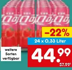 Netto Marken-Discount Coca-Cola Coke Strawberry Angebot