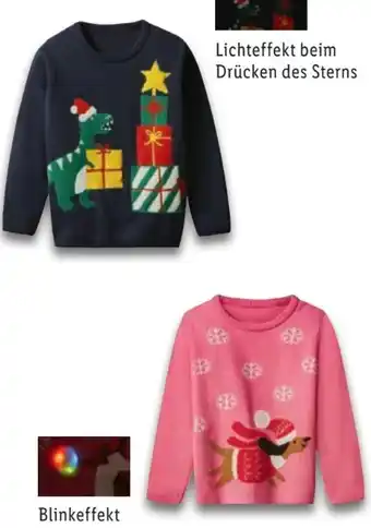 Lidl Lupilu Kleinkinder Weihnachtspullover Angebot