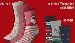 Lidl Esmara Damen-Weihnachtssocken 3 Paar Angebot