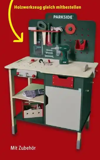 Lidl Lupilu Holz-Werkbank Angebot