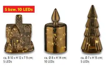 Lidl Livarno Home LED-Glasdekoration Angebot
