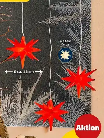 PENNY LED-Sternen-Lichterkette Angebot