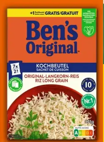 PENNY Ben's Original Kochbeutel Original-Langkorn-Reis Angebot