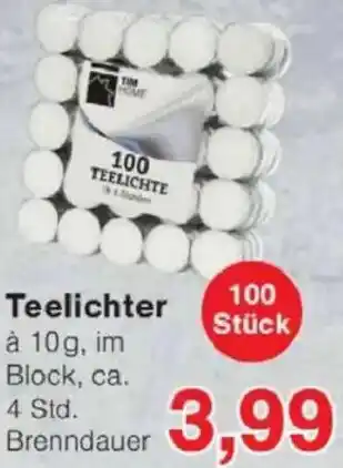 Jawoll Teelichter Angebot